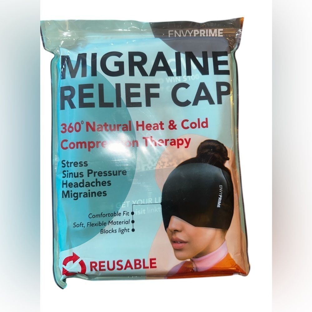 Envy Prime Black Migraine Relief Cap